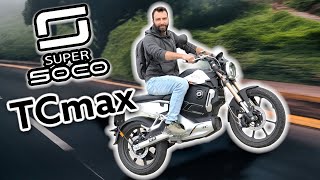 JE TESTE MA PREMIÈRE⚡ MOTO ÉLECTRIQUE ⚡ Super Soco TC Max [upl. by Nnairol]