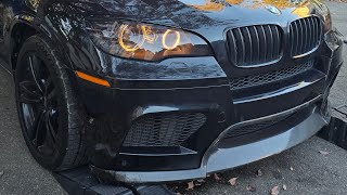 BMW E70 X5m Front Lip Install FAIL [upl. by Alba653]