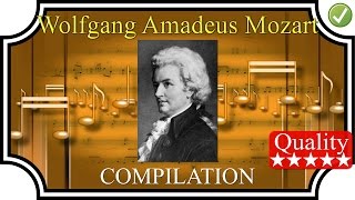 MOZART Compilation 1h25  High Quality Sound Classical Music HQ FULL Complete HD [upl. by Syd]