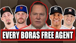 Every Scott Boras Free Agent For The 202425 MLB Offseason [upl. by Bowden]