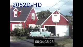 More Stock footage of Suburban Homes amp Family 1950s [upl. by Stern]