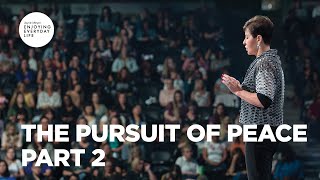 The Pursuit of Peace  Part 2  Joyce Meyer  Enjoying Everyday Life [upl. by Pedaias876]