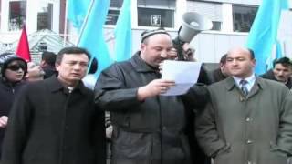 Uiguren protestierten chinesischen Besetzung von OstTurkestan [upl. by Ieso]