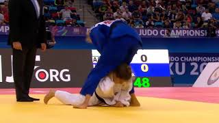 Daria Bilodid UKR vs Paula Pareto ARG Judo World Championships 2018 semi final [upl. by Weidman]