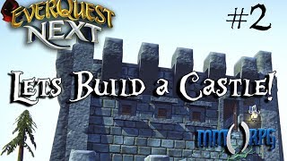 EverQuest Next Landmark  Building a Castle [upl. by Rasec]