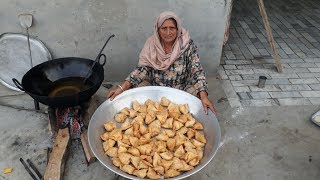 SAMOSA RECIPE  ALOO SAMOSA prepared by my GRANNY for KIDS  PUNJABI SAMOSA RECIPE  perfect samosa [upl. by Louls]