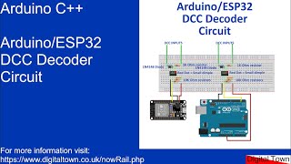 79 Arduino C Arduino or ESP32 DCC Accessory Decoder circuit [upl. by Iilek25]