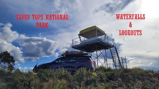 Tapin Tops National Park  Potoroo Falls Rowleys Rock Lookout  a bit of fun [upl. by Oregolac886]