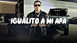 Fuerza Regida x Peso Pluma  IGUALITO A MI APÁ Corridos 2024 [upl. by Ahsatak454]