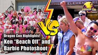 Ken quotBeach Offquot and Barbie Photoshoot Highlights — DragonCon2023 [upl. by Nomra]