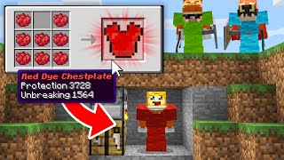 minecraft manhunt but DYE can craft CUSTOM ARMOR [upl. by Imoyn959]