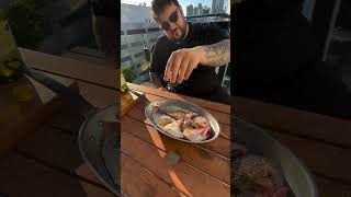 Fresh fish in the Gozney Dome shorts fish recipe [upl. by Houser153]