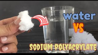 Experiment with sodium polyacrylate and water  experiment [upl. by Stacie]