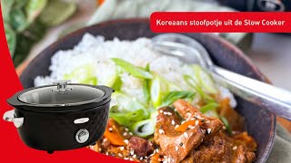 Koreaans stoofpotje uit onze Slow Cooker 🍜🔥 [upl. by Ken154]