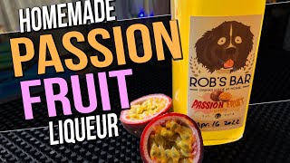 Passion Fruit Liqueur From Scratch [upl. by Ayanaj]