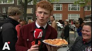 Op de Apollolaan vliegen de pizzas je om de oren [upl. by Aluap]