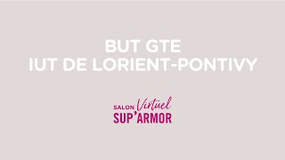 Conférence BUT GTE par lIUT de LorientPontivy Suparmor 2020  Jeudi 10 décembre à 15h15 [upl. by Ano]