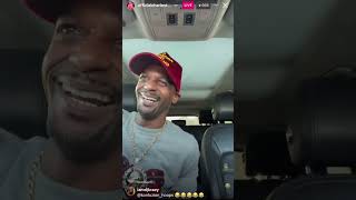 Charleston White IG Live • Goes Off On Saucey Santana [upl. by Geminius]