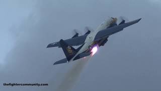 C130T Fat Albert JATO Take Off Spectacular Jet Assisted Take Off [upl. by Coombs279]