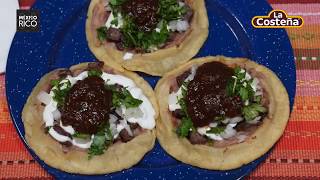 Steak Sopes  MexicoRico [upl. by Silyhp]