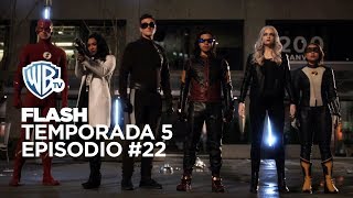 Tierra90  Escena inicial  Flash y el Monitor  THE FLASH 5X09 Latino [upl. by Tsan]