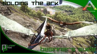 Soloing the Ark S4E10 Beginners Guide Argentavis TamingArgent Taming Cage [upl. by Annerahs]