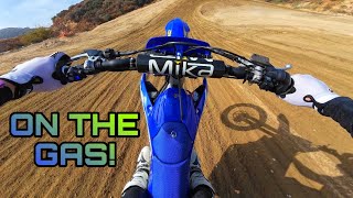 On The Gas At Glen Helen  YZ250F Raw [upl. by Calondra307]