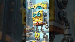 Robot Version of Spongebob Charactershorts spongebob [upl. by Trefler]