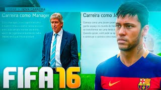 JOGUEI o MODO CARREIRA do FIFA 16 em 2024 [upl. by Mommy]