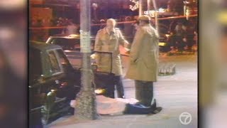 1985 mob hit The murder of Gambino boss Paul Castellano outside Sparks Steak House [upl. by Eellah]