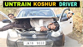 Untrain Koshur Driver Kashmiri Funny Drama [upl. by Korrie973]