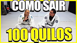 COMO SAIR DOS 100 QUILOS NO JIU JITSU [upl. by Odnomra]