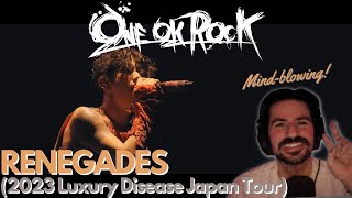 FIRST TIME REACTION TO ONE OK ROCK  Renegades 2023 Luxury Disease Japan Tour  🧊 NO WAY [upl. by Atlante]