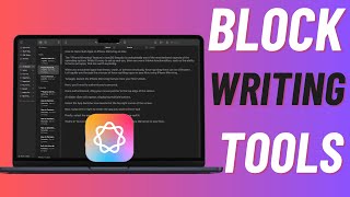 How to Permanently Block Apple Intelligence Writing Tools on Mac in macOS Sequoia 15 [upl. by Latoya538]