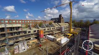 Timelapse Prefab Daken Monteren [upl. by Fital]