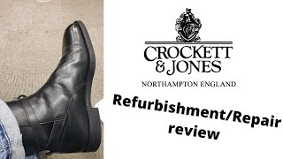 Crockett and Jones Refurbishment service  Quorn Jodhpur boots [upl. by Amora223]