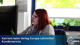 Karriere beim Verlag EuropaLehrmittel  Kundenservice [upl. by Yarg917]