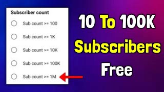 how to increase subscribers on youtube channel  2023 new [upl. by Yoshio]