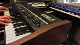 Roland Jupiter4 Vintage Analog Synthesizer quotCity By Nightquot [upl. by Huff453]