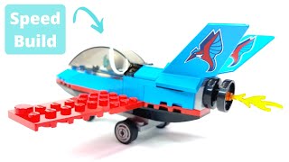 LEGO City 60323 Stunt Plane Speed Build [upl. by Schwartz]