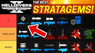 The OFFICIAL Best Stratagems Tier List in Helldivers 2 [upl. by Atiruam]