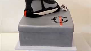 Custom Shoe box cake with shoe made by our chefs [upl. by Braasch]