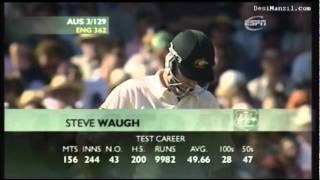 Steve Waughs Perfect Day Century vs England Sydney 2003 [upl. by Mariko]