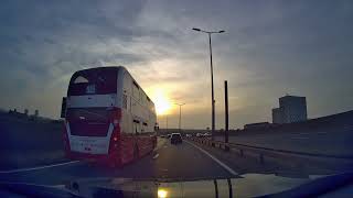 Isle of Dogs to Wing Yip Superstore Cricklewood Time Lapse [upl. by Eissat]