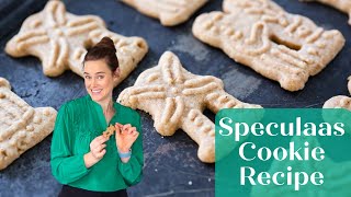 SPECULAAS COOKIE RECIPE How to make the perfect speculoos cookies [upl. by Jolynn]