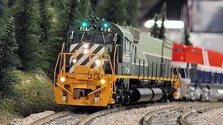 Bowser BC Rail Two Tone Green M630 W Loksound 2023 Run [upl. by Kenta]