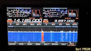 YAESU ftdx101mp Receiving [upl. by Devonne]