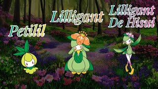 Petilil y Lilligant De Hisui [upl. by Faxan]