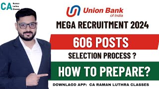 UNION Bank of India MEGA RECRUITMENT  606 VACANCIES  Credit Post  371  Syllabus and Eligibility [upl. by Sama]