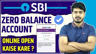 SBI 0 Balance account open kaise kare   sbi online account opening in mobile [upl. by Fesuy417]